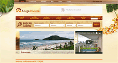 Desktop Screenshot of alugariviera.com.br